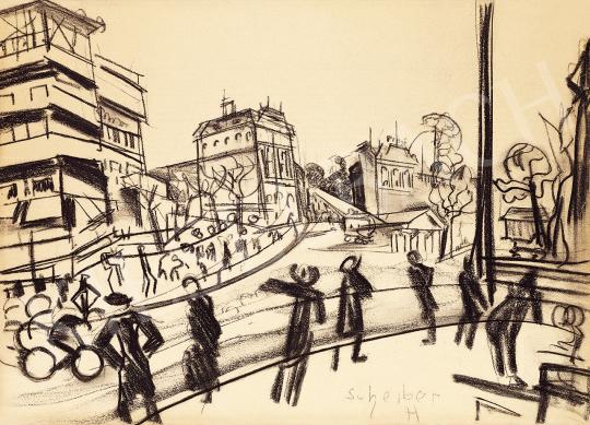  Scheiber Hugó - Nagyvárosi forgalom, 1920-as évek | 53. Őszi Aukció aukció / 6 tétel