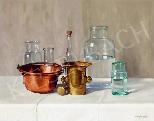 Romek, Árpád - Still-Life with Glasses | 53rd Autumn Auction auction / 10 Lot