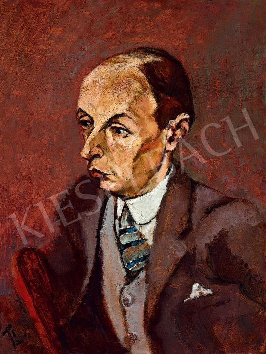 Tihanyi Lajos - Hegedűművész portréja, 1915 körül (Kenton Egon, született Kornstein Egon) | 53. Őszi Aukció aukció / 41 tétel