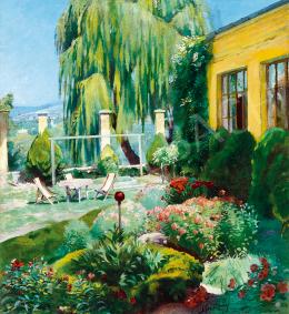 Vesztróczi, Manó - Summer in the Villa Garden, c. 1930 