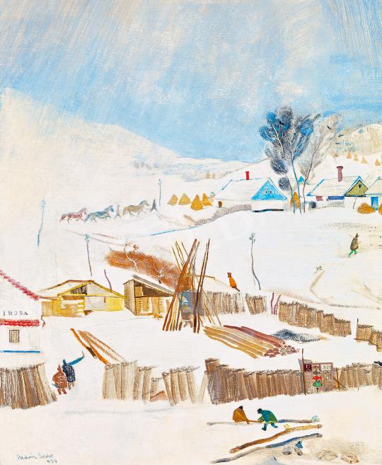 Vadász, Endre - Winter Village, 1934 | 53rd Autumn Auction auction / 50 Lot