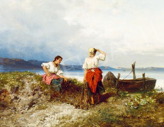 Böhm, Pál - Lake Balaton (Fischer Women) | 53rd Autumn Auction auction / 59 Lot