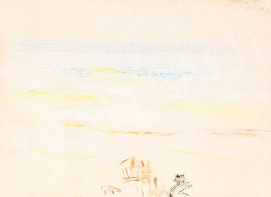  Vaszary János - Olasz tengerpart (Plage), 1922 | 53. Őszi Aukció aukció / 105 tétel