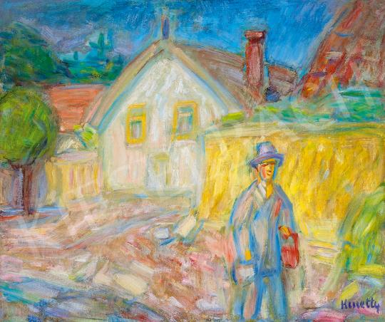  Kmetty, János - Walk at Szentendre (The Painter) | 53rd Autumn Auction auction / 121 Lot