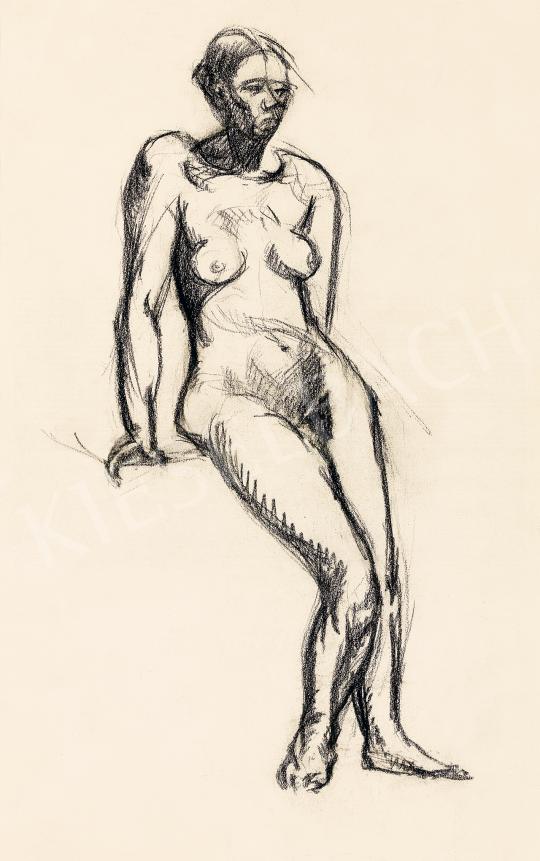 Tihanyi Lajos - Női akt, 1910 körül | 53. Őszi Aukció aukció / 147 tétel