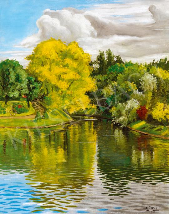  Szőnyi, István - Lake in the City Park, 1911 | 53rd Autumn Auction auction / 152 Lot