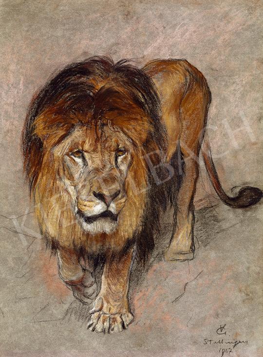  Vastagh, Géza - Lion, 1907 | 53rd Autumn Auction auction / 172 Lot