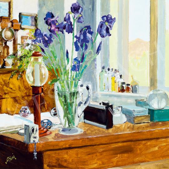 Biai-Föglein, István - Part of the Studio with Blue Irises | 53rd Autumn Auction auction / 176 Lot