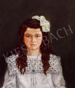 Derkovits, Gyula - Girl in a White Dress 