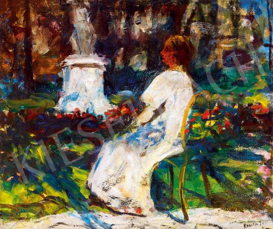  Koszta, József - In the Park, 1910s | 53rd Autumn Auction auction / 214 Lot