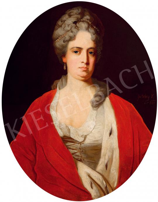  Jakobey Károly - II. Rákóczi Ferenc felesége Sarolta Amália Hessen-Rheinfelsi hercegnő, 1861 | 53. Őszi Aukció aukció / 180 tétel