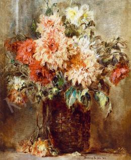  Dolányi Benczúr, Ida - Still Life of Flowers, 1943 