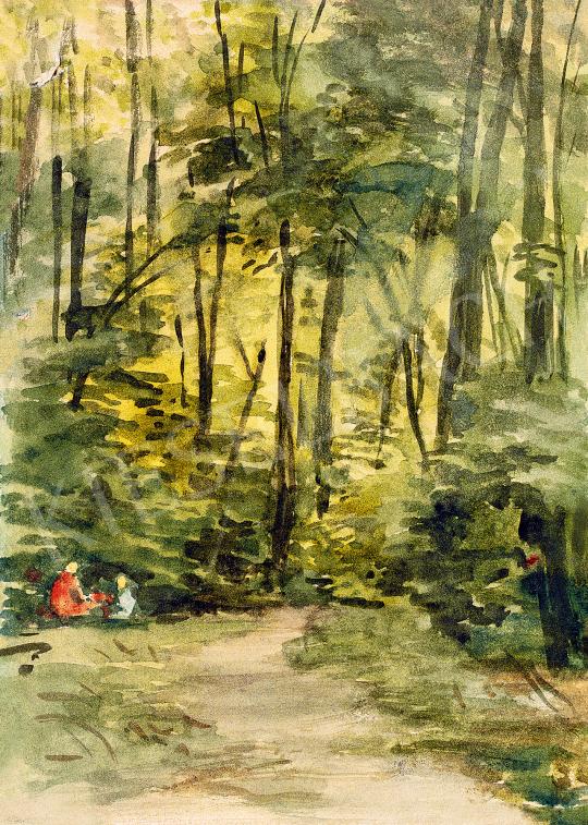  Lotz, Károly - Resting in the Woods | 53rd Autumn Auction auction / 72 Lot