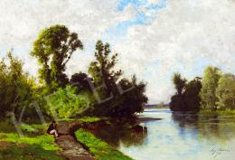  Ciceri, Eugene M. - By the River, 1875 