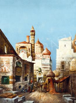 Signed as L Urban - Oriental City, 1893 