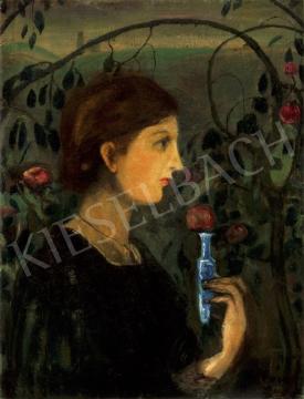  Gulácsy, Lajos - Woman in Rose-Arbor | 24th Auction auction / 93 Lot