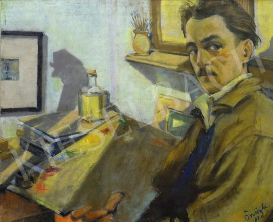  Ördög, László - Self-Portrait, 1976 painting