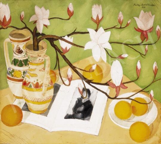  Fülöp, Antal Andor - Still-Life of nOranges and Magnolia | 24th Auction auction / 100 Lot