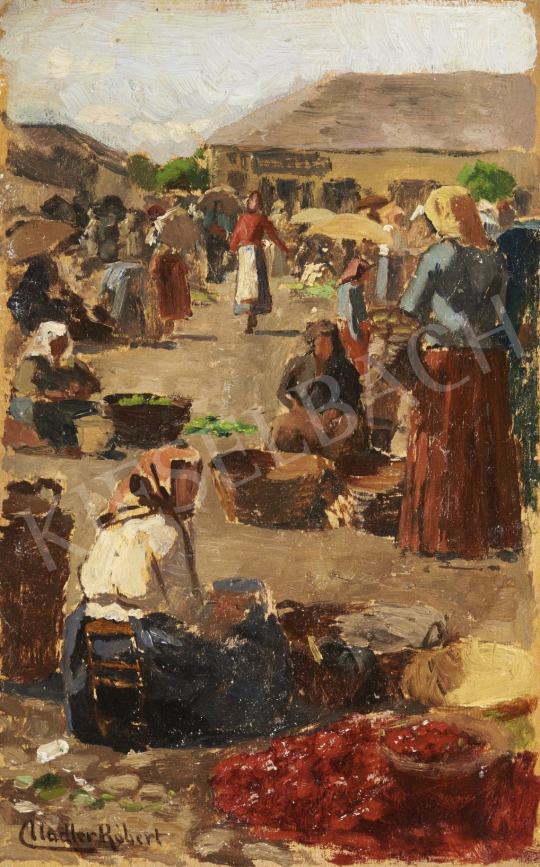  Nádler, Róbert - Vendors at the Market painting