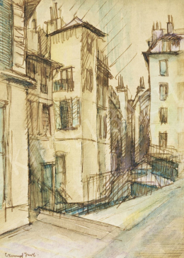  Czumpf, Imre - View of a Street 