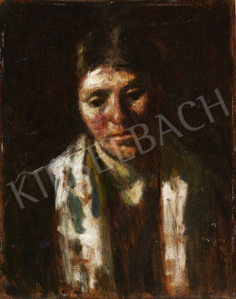  Koszta, József - Girl with a Shawl 