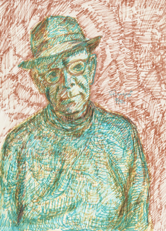  Fenyő, Andor (Endre) - Self-Portrait, 1970 painting