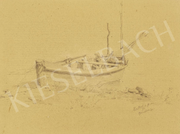  Edvi Illés, Aladár - Boat by Révfülöp, 1891 