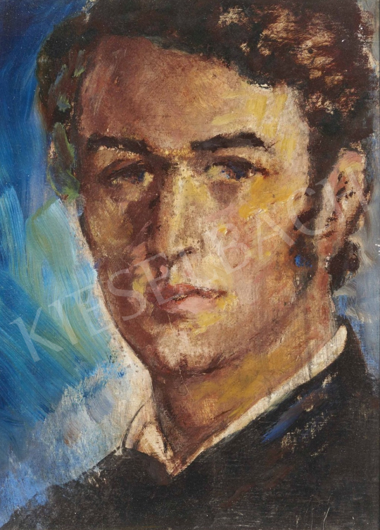  Rozgonyi, László - Self-Portrait, 1920s painting