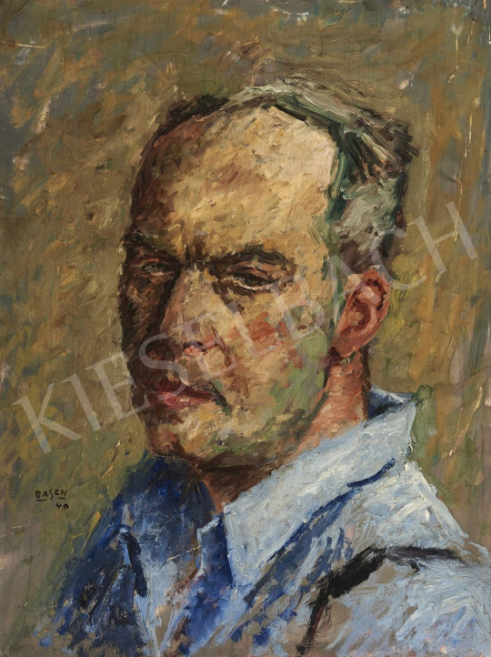  Basch Andor - Önarckép, 1940 festménye