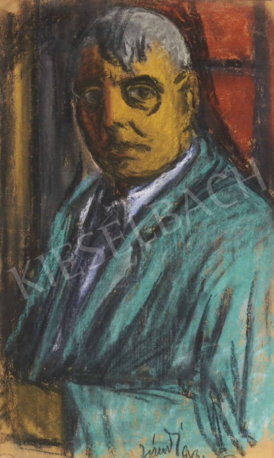  Jándi, Dávid - Old Age Self-Portrait painting