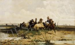  Alfredo, Tominz - Riding Horses on the  Campagna in Rome 