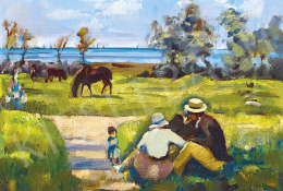  Réth, Alfréd - Picnic on the Seaside, c. 1916 