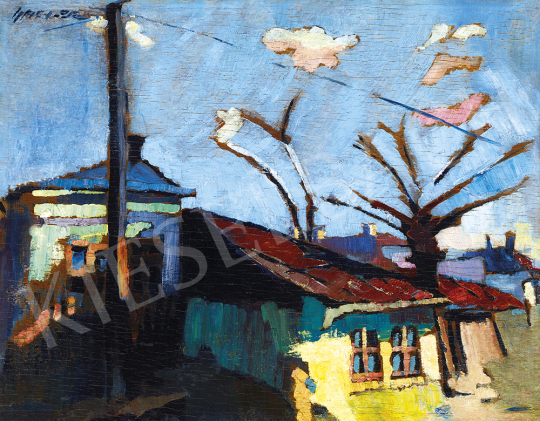 Nagy, Oszkár - Houses in Nagybánya (Early Spring) | 54th Winter auction auction / 15 Lot