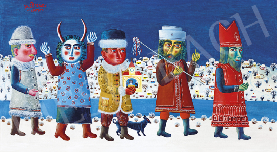  Galambos, Tamás - Christmas Pageant, 1974 | 54th Winter auction auction / 30 Lot