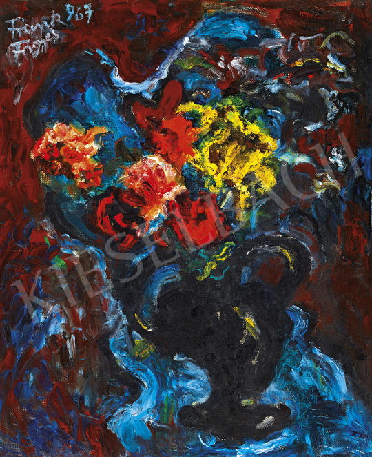  Frank, Frigyes - Still-Life of Flowers, 1967 | 54th Winter auction auction / 33 Lot