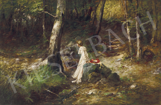 Neogrády, Antal - Rendezvous in the Forest, c. 1910 | 54th Winter auction auction / 51 Lot