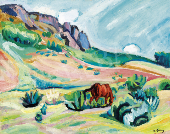 Berény, Róbert - Mediterranean Landscape, c. 1907 | 54th Winter auction auction / 58 Lot