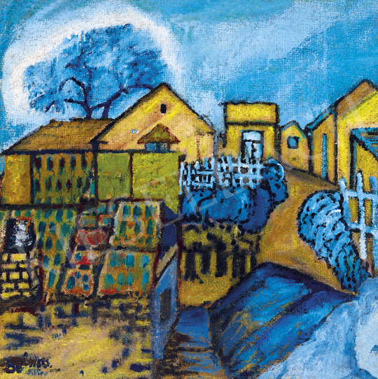  Balázs, János - Houses on the Hillside | 54th Winter auction auction / 62 Lot