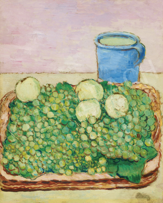 Rippl-Rónai, József - Still-Life with Grapes, c.1905 | 54th Winter auction auction / 65 Lot