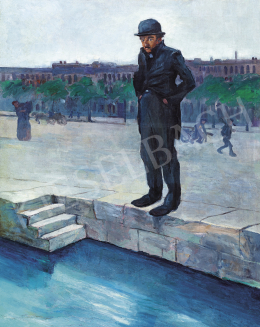 Kóber, Leo - Paris (By the Seine), c. 1910 