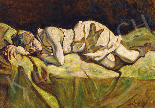  Scheiber, Hugó - Girl Sleeping, c. 1920 | 54th Winter auction auction / 95 Lot