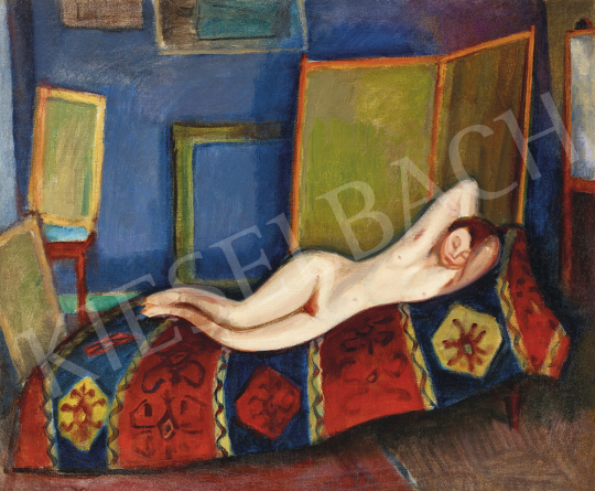 Berény, Róbert - Berlin Nude (Nude in the Studio), 1923 | 54th Winter auction auction / 107 Lot