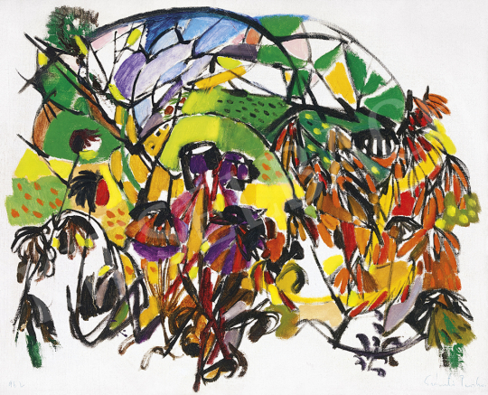  Szántó, Piroska - Autumn Landscape, 1962 | 54th Winter auction auction / 118 Lot