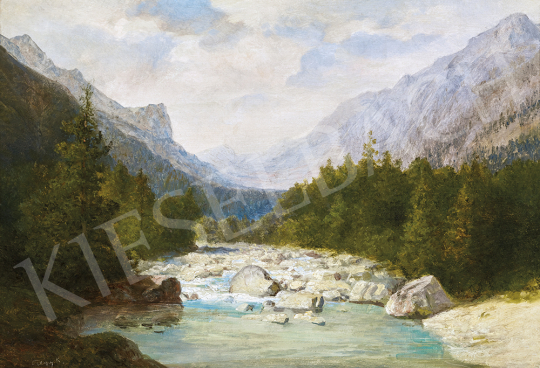 Telepy, Károly - Landscape in the High Tatras | 54th Winter auction auction / 129 Lot