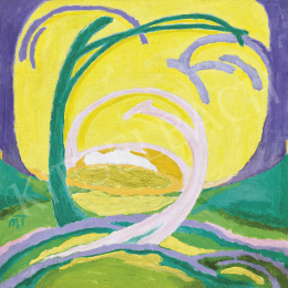  Mattis Teutsch János - Zöld-sárga táj (Sárga táj), 1918 körül 