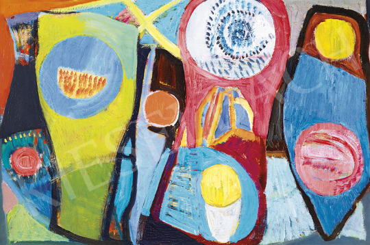 Martinszky, János - Colourful Composition, 1940s | 54th Winter auction auction / 147 Lot