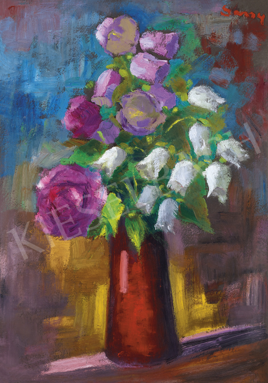 Sassy, Attila - Flowers in a Vase | 54th Winter auction auction / 150 Lot