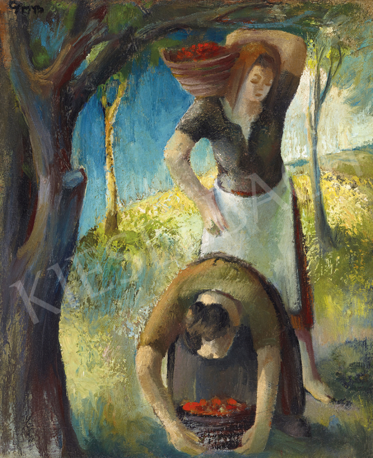 Gyarmathy, Tihamér - Picking Fruits, late 1930s | 54th Winter auction auction / 154 Lot