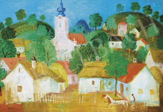 Pekáry, István - Village with Hills  | 54th Winter auction auction / 169 Lot