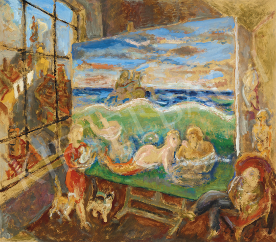  Szabó Vladimir - Böcklin csodálója, 1978 | 54. Téli aukció aukció / 174 tétel